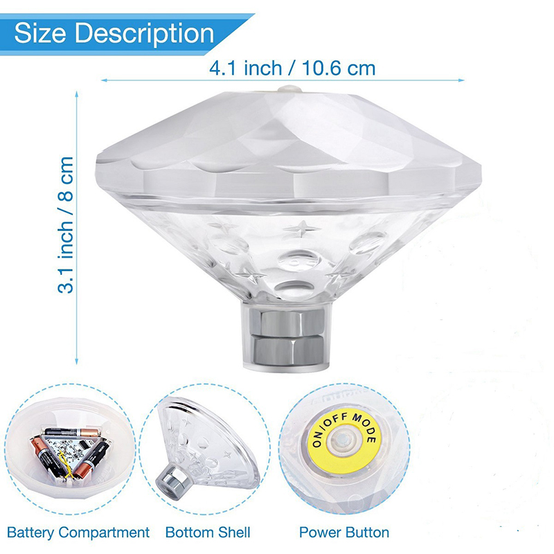 Floating Underwater Light RGB  - Pond Light Submersible 评论和价格