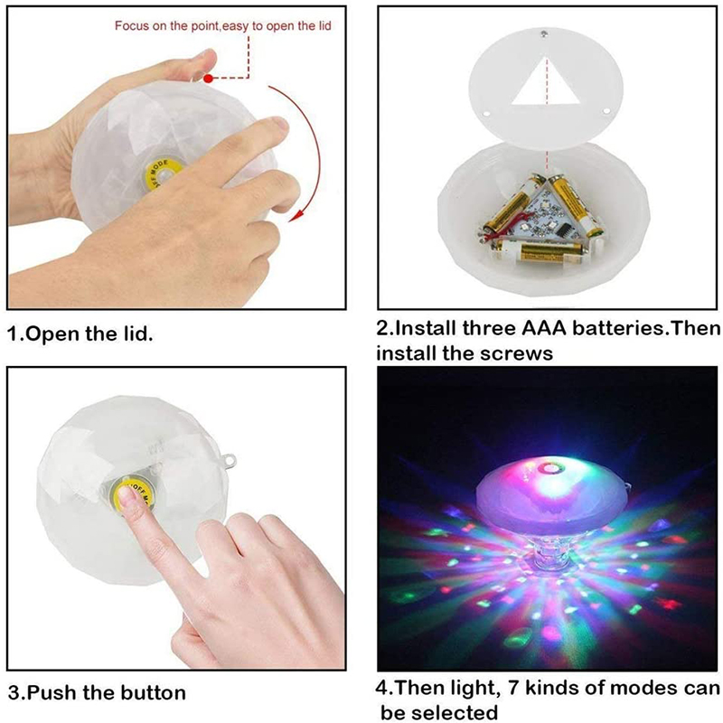 Floating Underwater Light RGB  - Pond Light Submersible 评论和价格