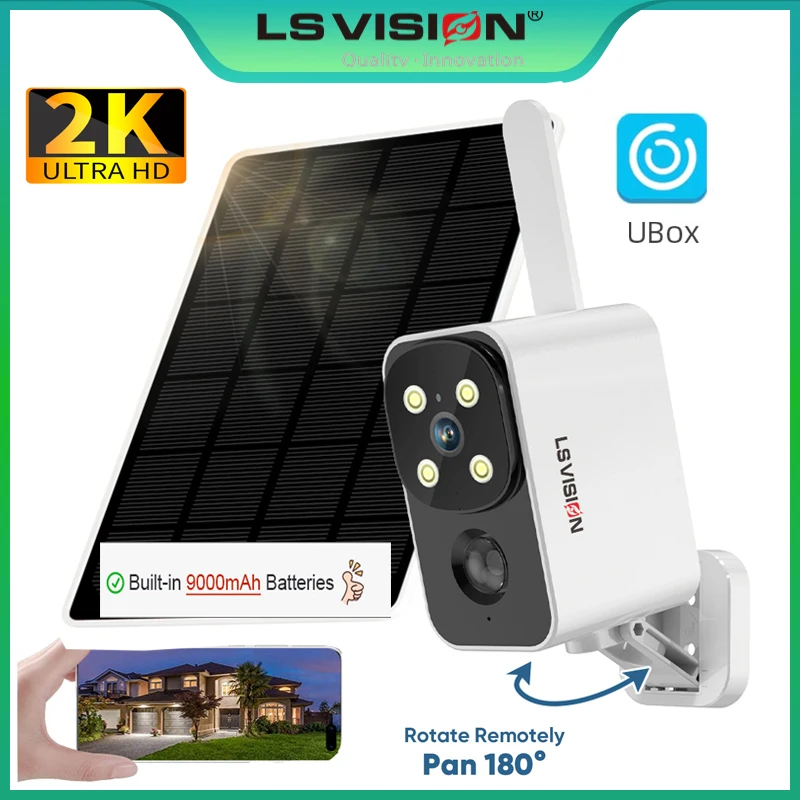 LS VISION Outdoor Solar Camera - Outdoor Lighting Video 评论和价格