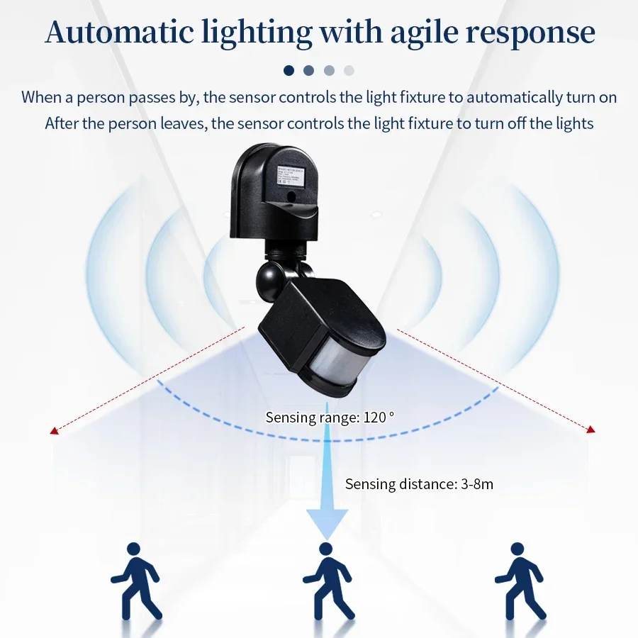 PIR Motion Sensor 220V 110V 12 - Outdoor Lighting Motion Sensor 评论和价格