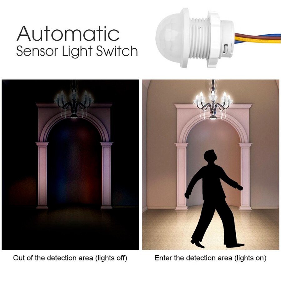 PIR Motion Sensor Detector Sma - Outdoor Lighting Motion Sensor 评论和价格