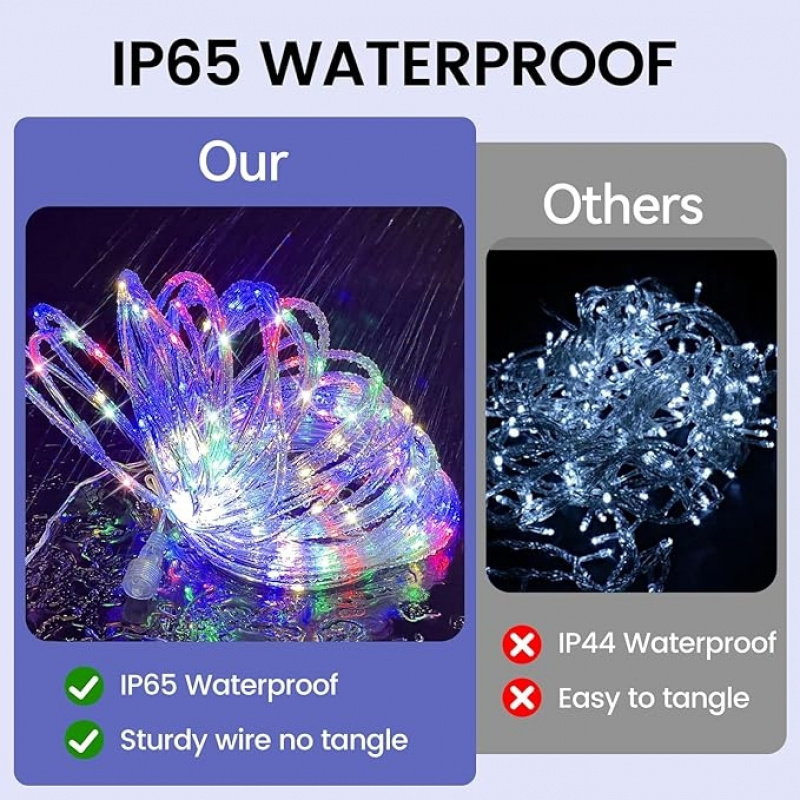 Waterproof Solar LED String Li - Outdoor Lighting For Fence 评论和价格