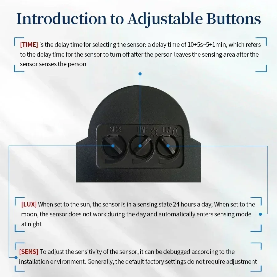 100-240V 12V PIR Motion Sensor - Outdoor Lighting Motion Sensor 评论和价格