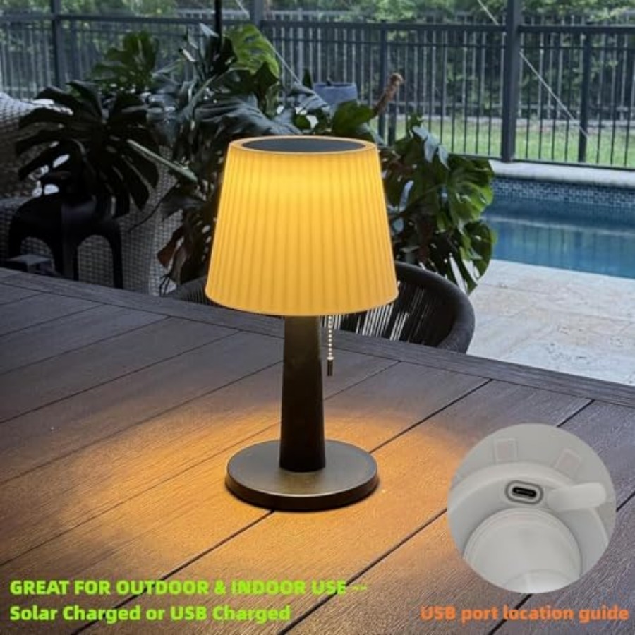Solar Table Lamps Outdoor Indo - Outdoor Lighting Led 评论和价格