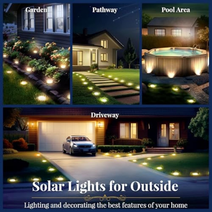 Solar Ground Lights Solar Ligh - Outdoor Lighting Led 评论和价格
