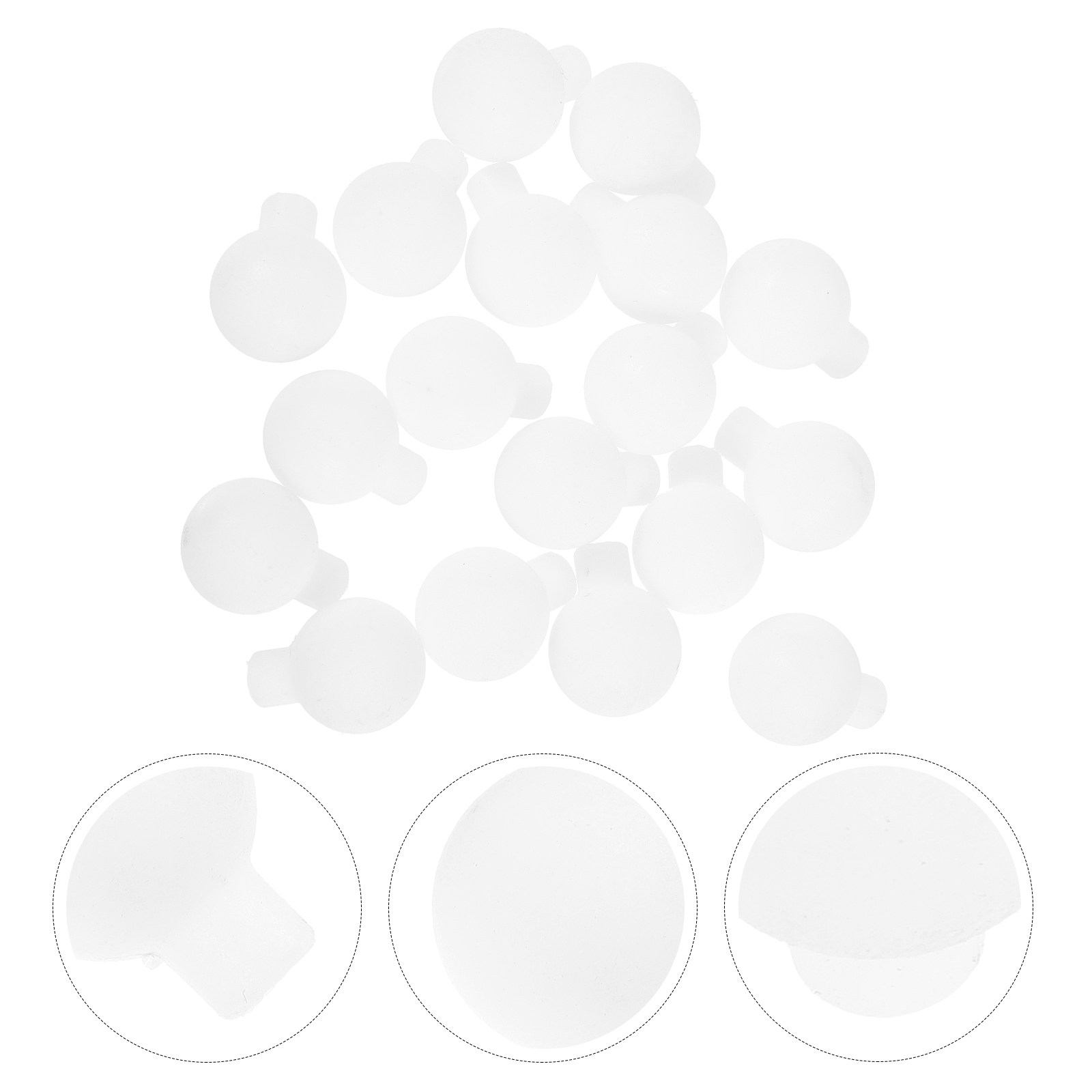 100Pcs Matte Glass Look Empty  - Outdoor Lighting Glass Replacement 评论和价格