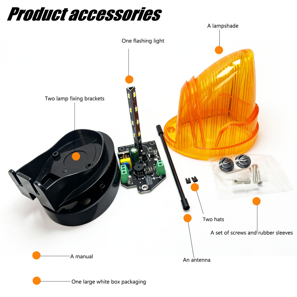 Universal 12V/220V LED Strobe  - Outdoor Lighting Pole 评论和价格