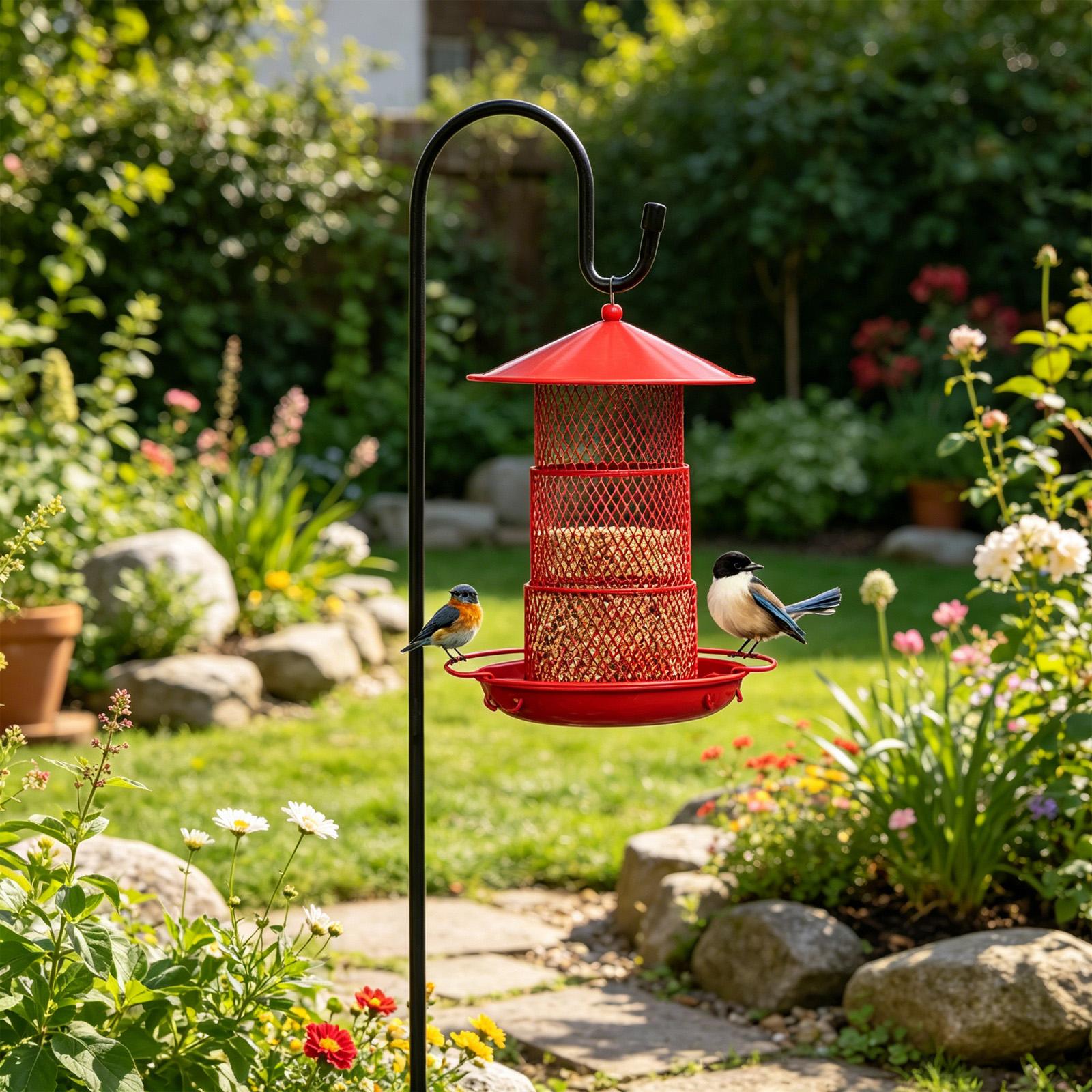 Bird Feeder Hook 47 Inch Metal - Outdoor Lighting Pole 评论和价格