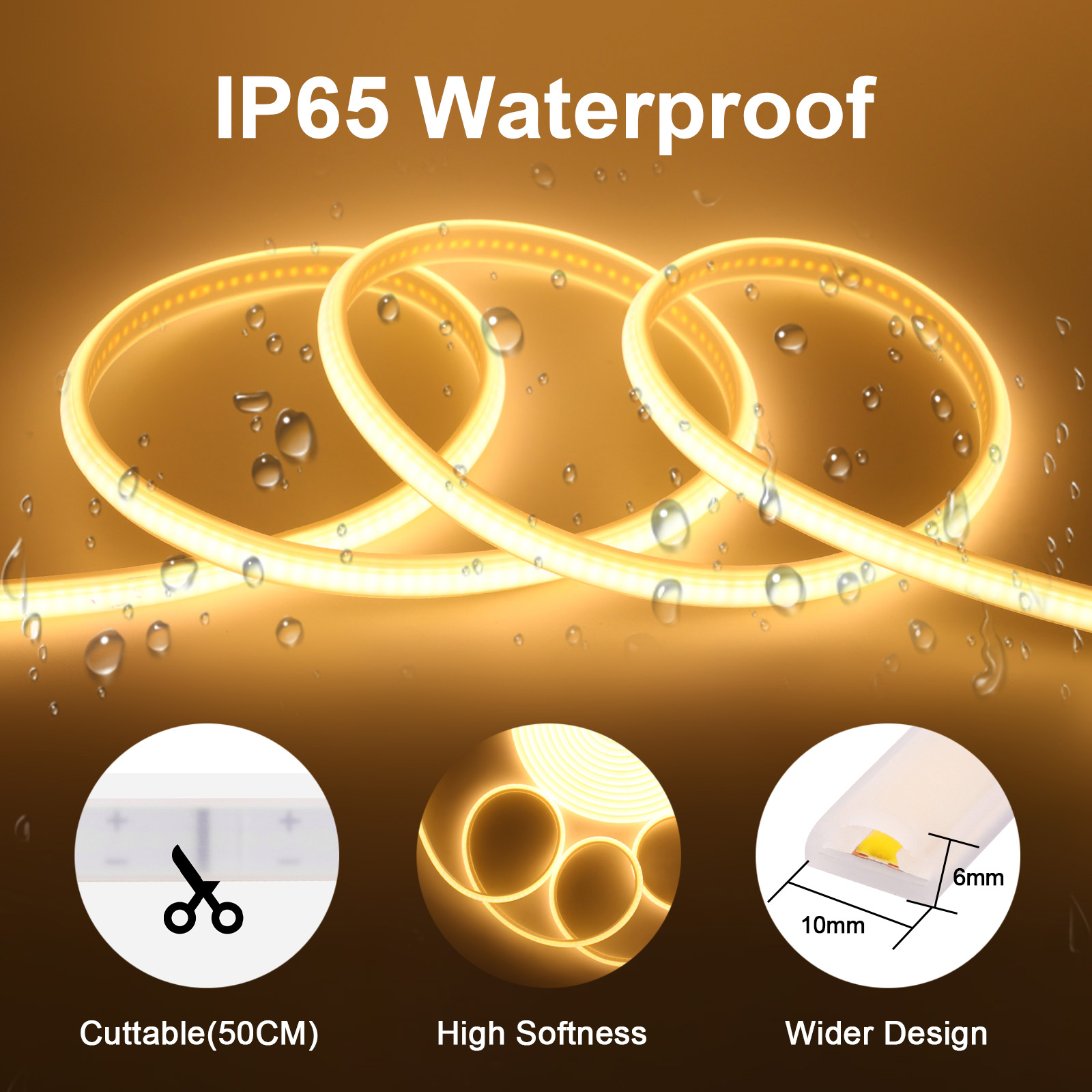 Dimmable COB LED Strip Light 2 - Outdoor Lighting Restaurant 评论和价格